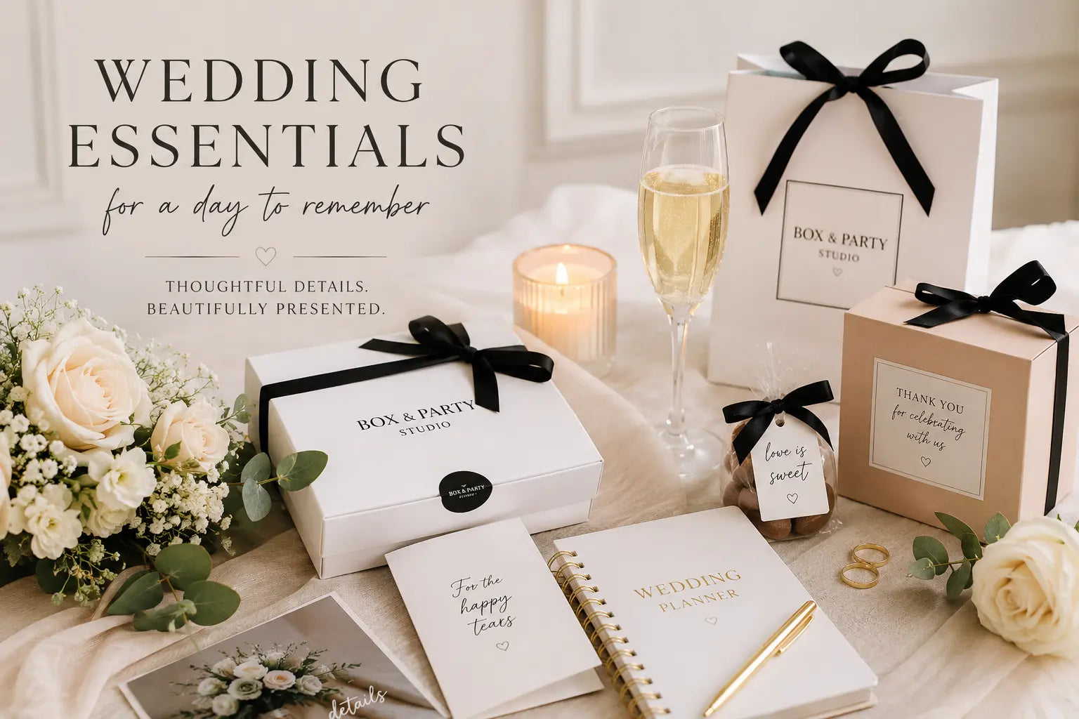 Wedding Essentials for UK Weddings: Everything You Need for a Beautiful, Stress-Free Celebration Box & Party Co.