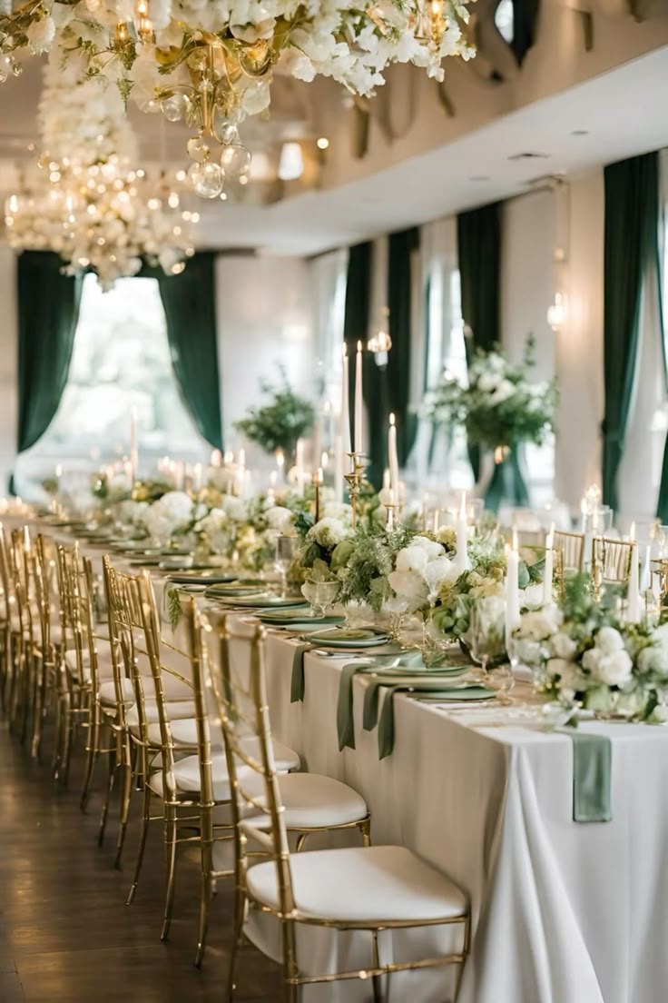 Modern Sage Green Wedding Reception Inspiration Box & Party Co.