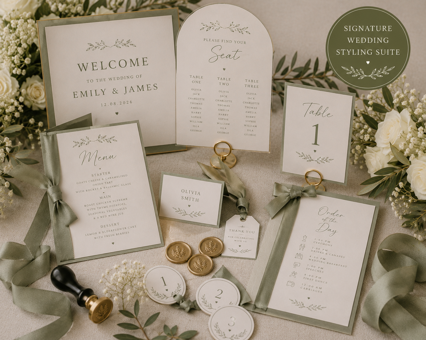 Sage-Green-Wedding-Collection Box & Party Co.