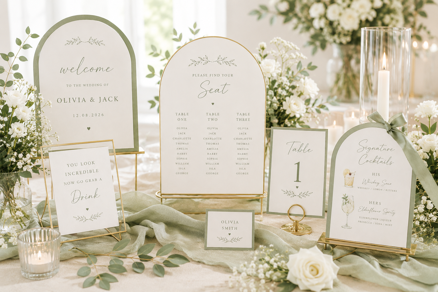 Wedding-Signage-Collection Box & Party Co.