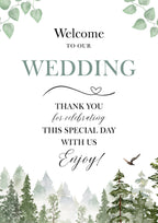 Enchanted Forest Wedding Welcome Sign Box & Party Co.