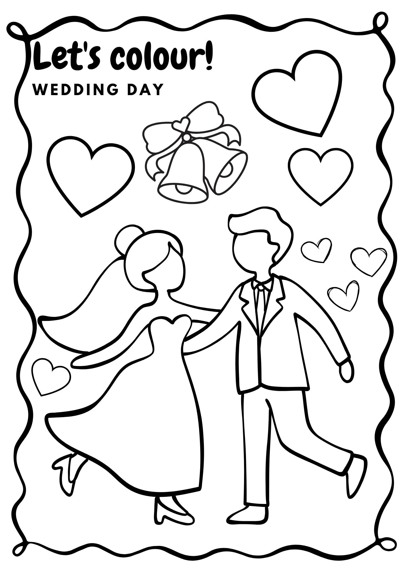 Wedding Activity Sheets for Children Box & Party Co.