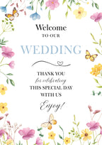 Bold Sunflower Wedding Welcome Sign Box & Party Co.