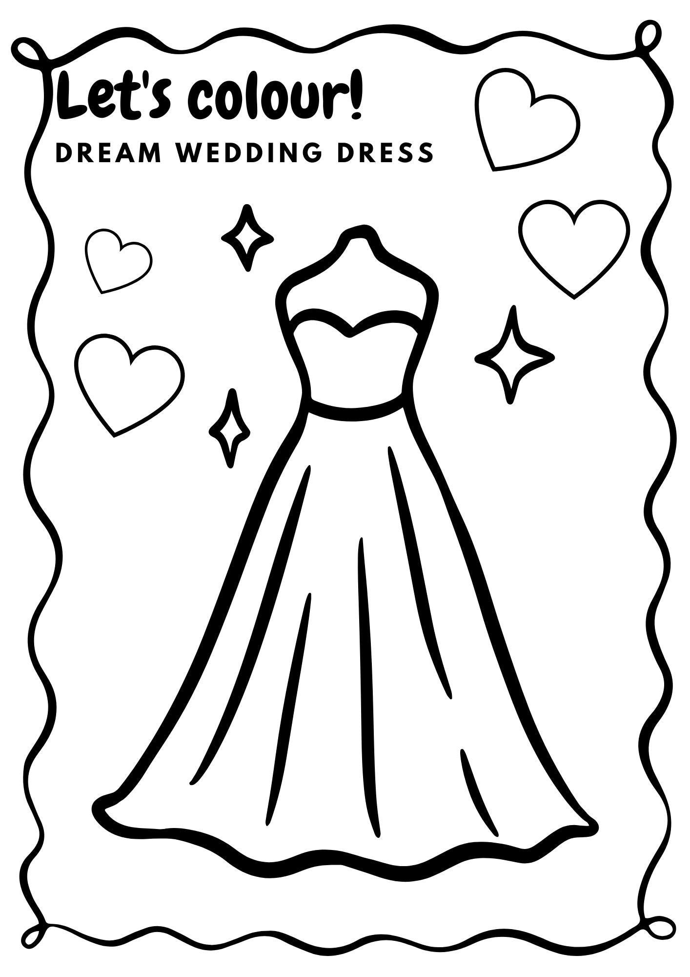 Wedding Activity Sheets for Children Box & Party Co.