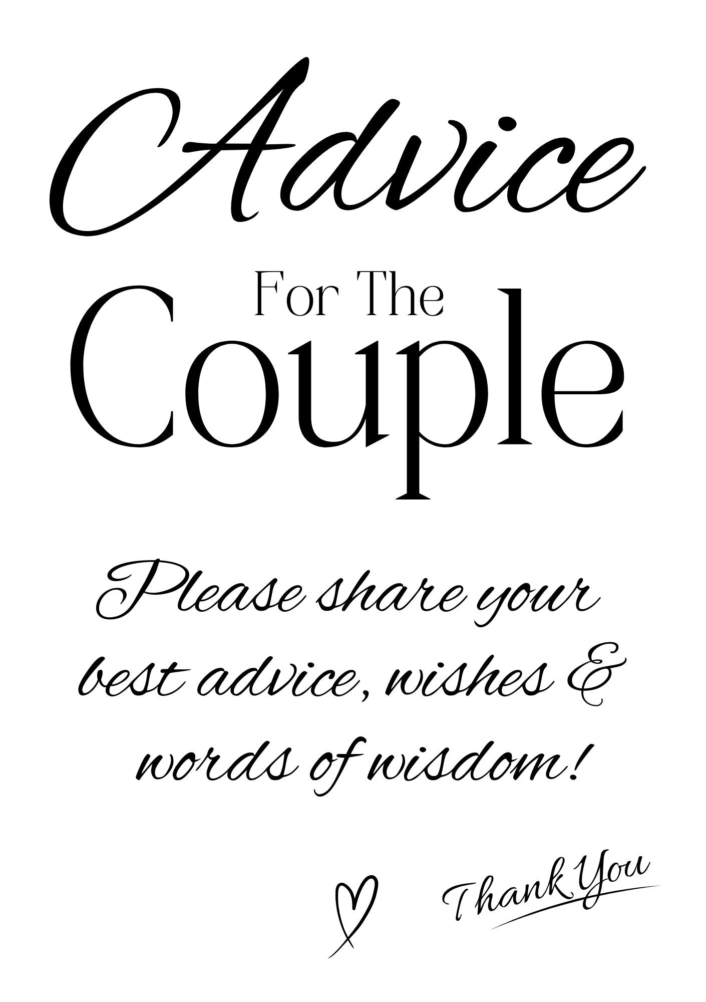 A5 Wedding Activity Sign - The Bride Said Yes Box & Party Co.