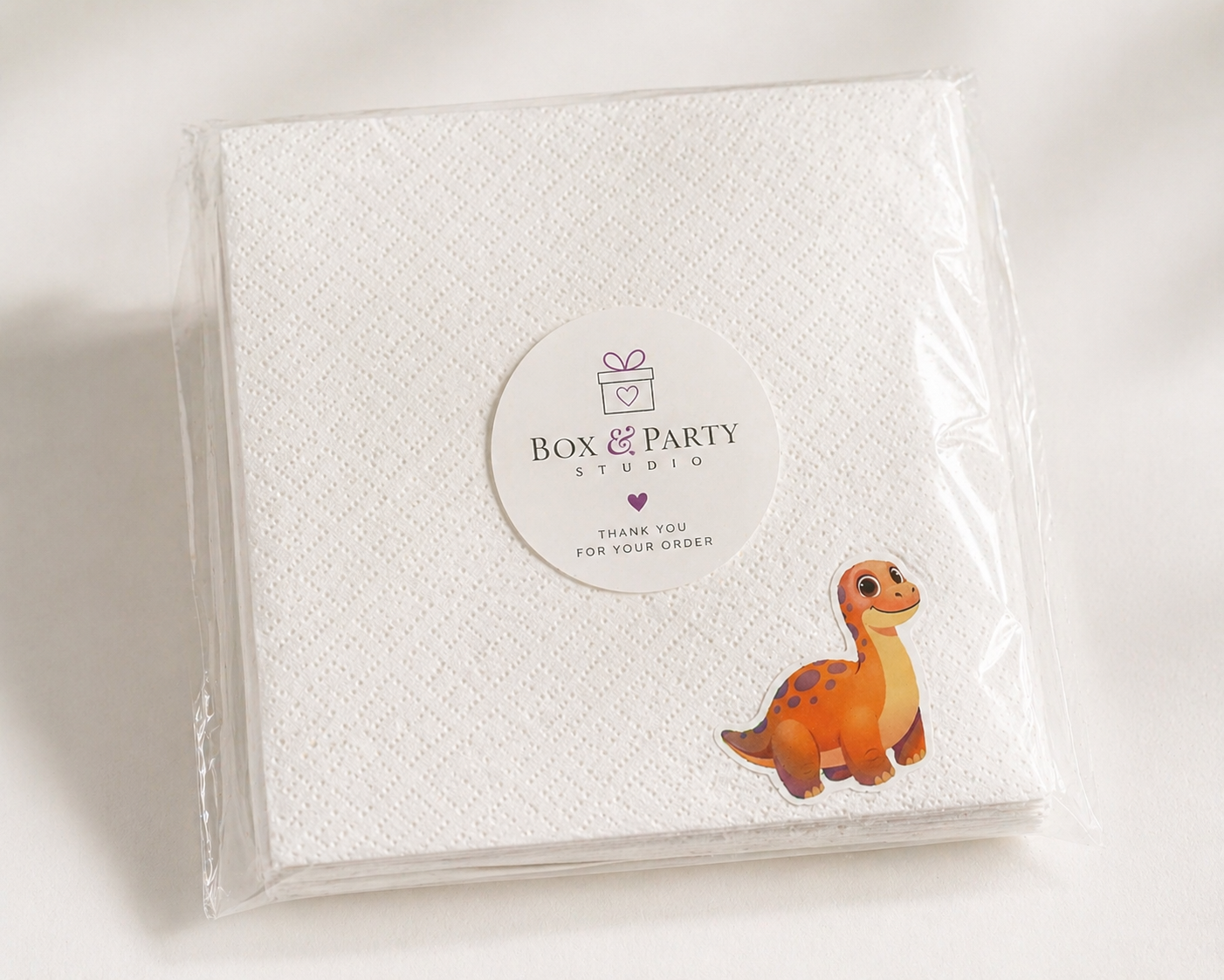 Personalised Wedding Napkins (Set of 15) | Custom Printed Elegant Event Napkins Box & Party Co.
