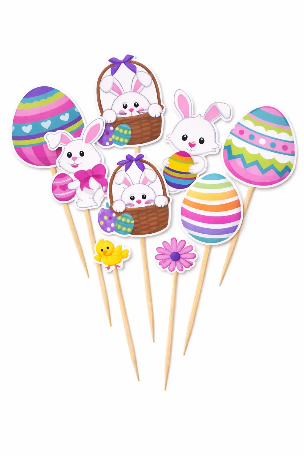 Easter Cupcake Toppers – Set of 8 Box & Party Co.