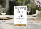 A5 Wedding Activity Sign - Dancing Shoes Box & Party Co.