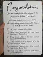 A5 Custom Wedding Sign – 300gsm Thick Card