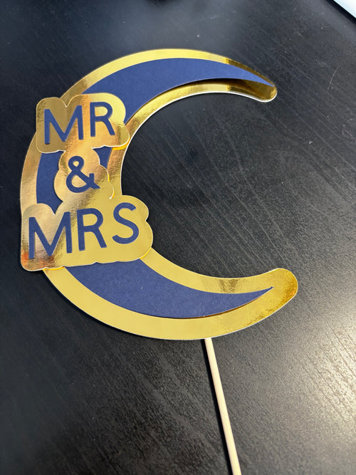 Personalised Card Cake Toppers Box & Party Co.