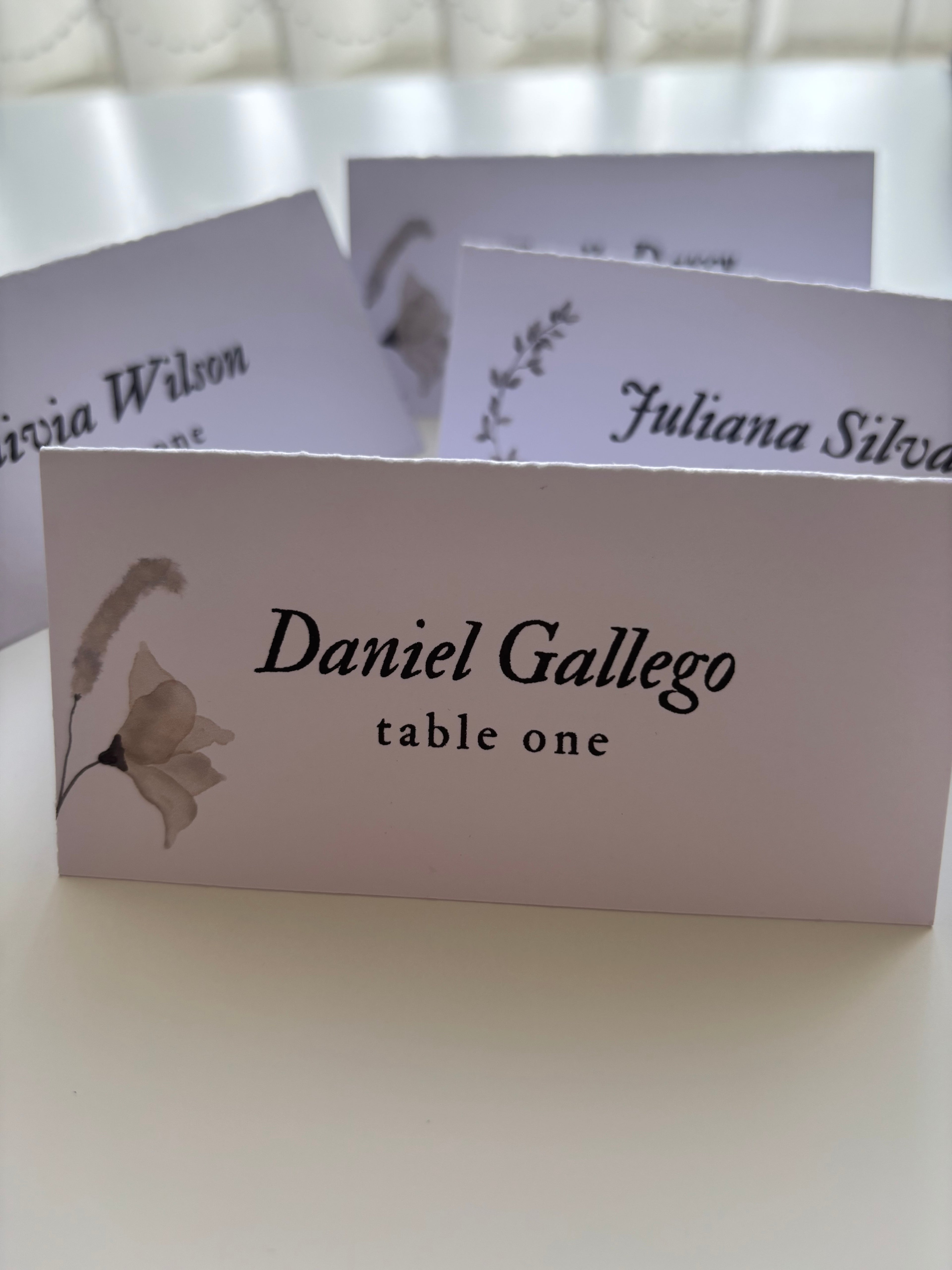 Personalised Table Name & Place Card Signs Box & Party Co.